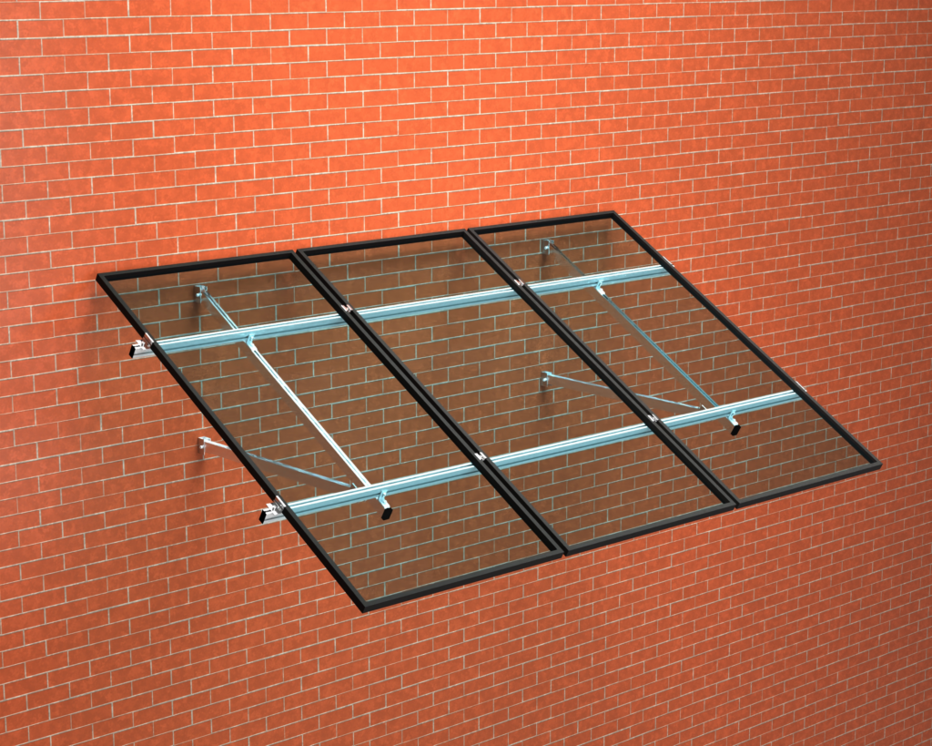 Vertical Inclined Structure Wall 1V